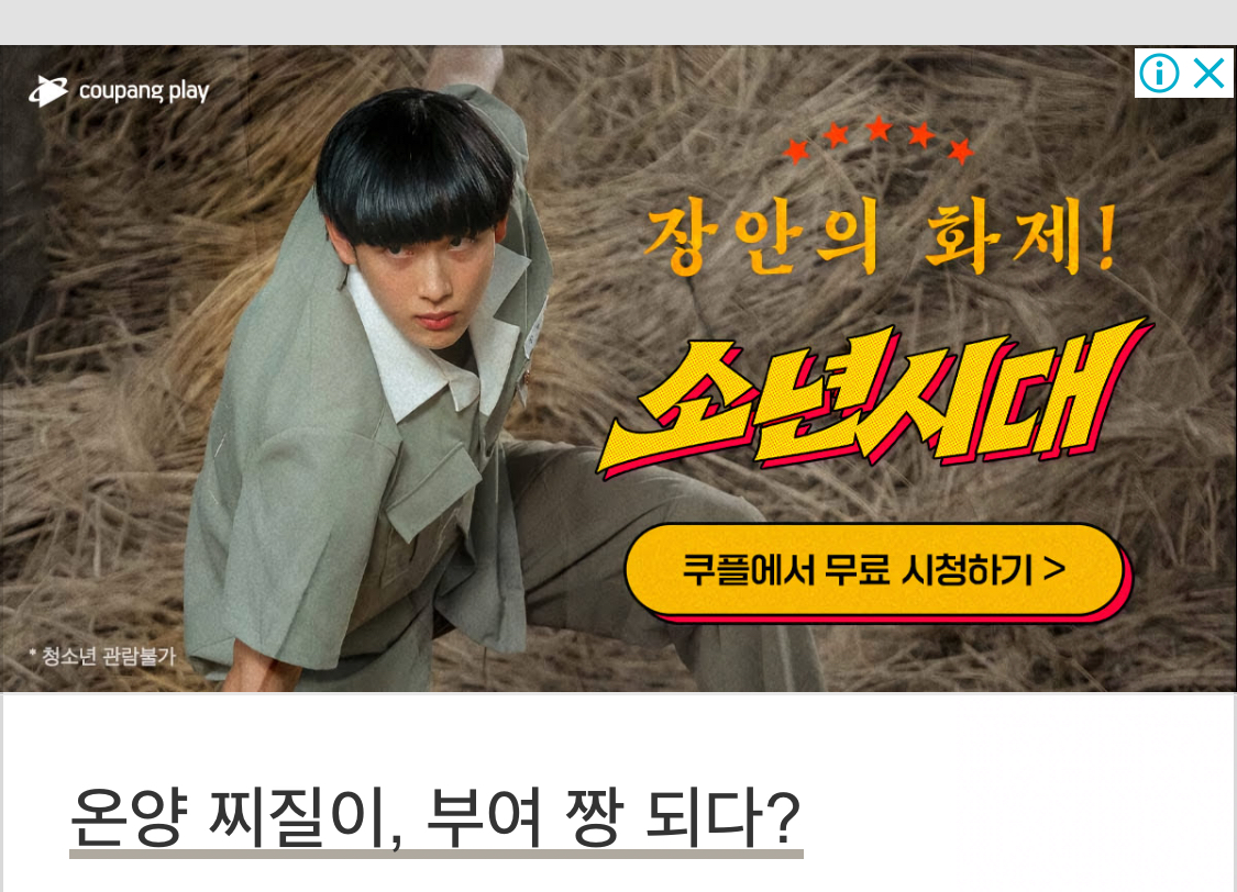 더쿠 - 소년시대 광고 배너 이건 좀 성의있슈