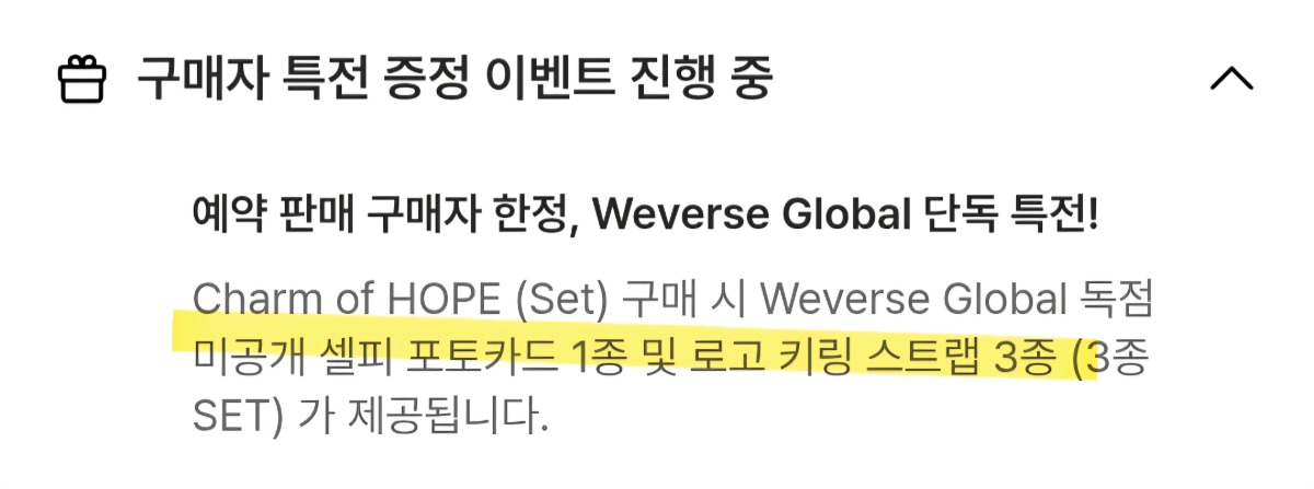 미친 위버스 특전 로고키링 스트랩???