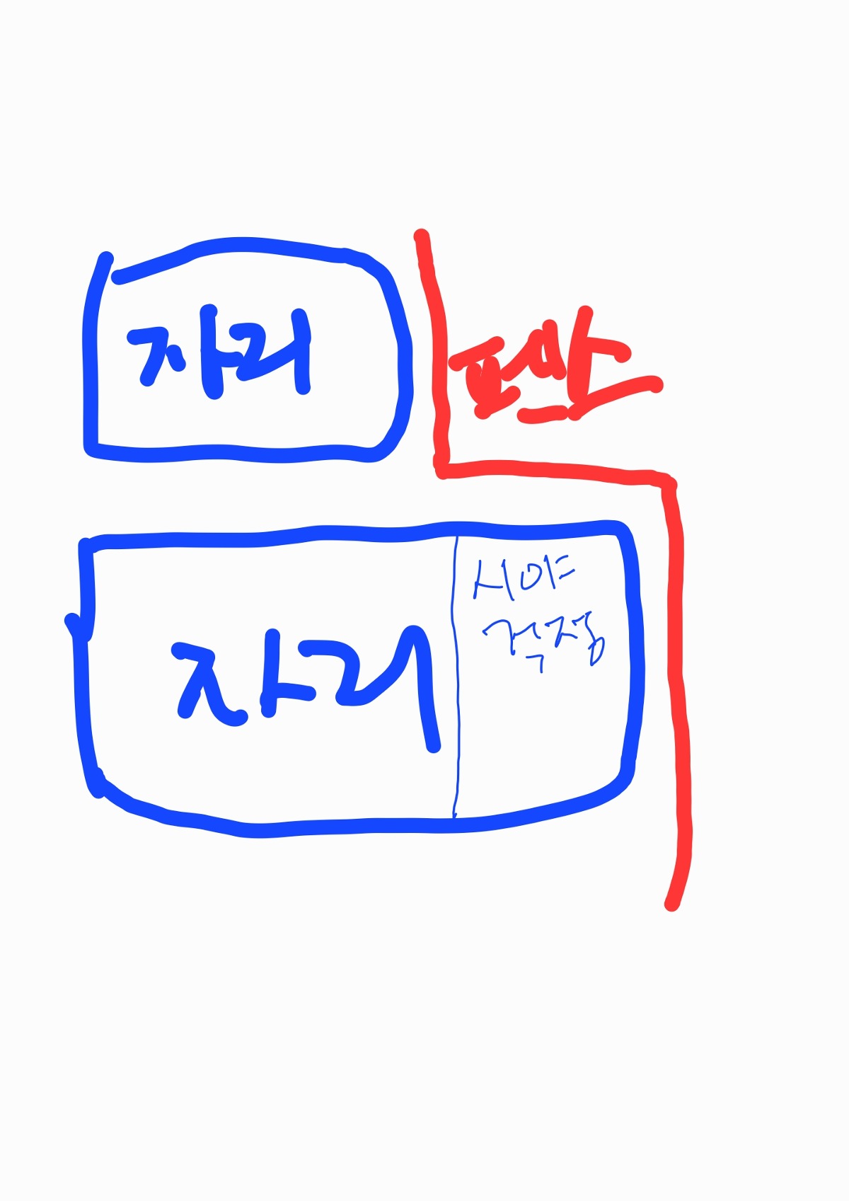 근데 뒤에서 보기에 의자를