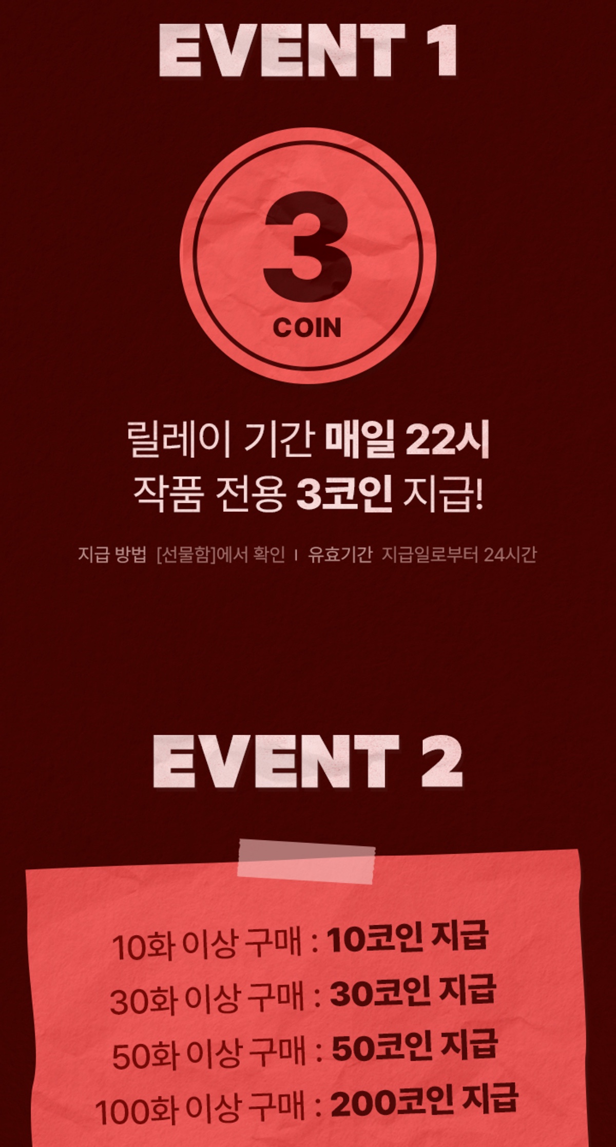 더쿠 - 레진 이 이벤트 기간내 받은 무료3코인으로 특별편 산 것도 Event2에 포함되는거겠지..?