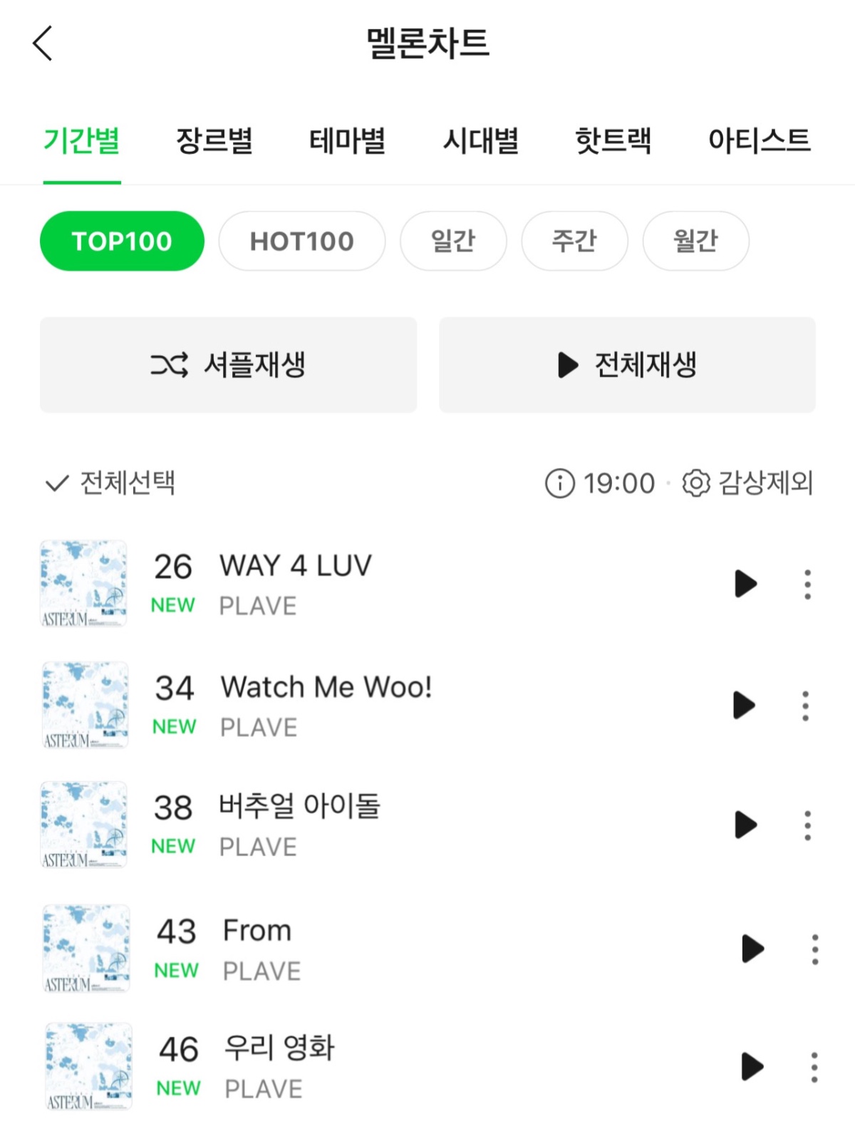 [閒聊] PLAVE 'WAY 4 LUV'進入Melon TOP100 #26