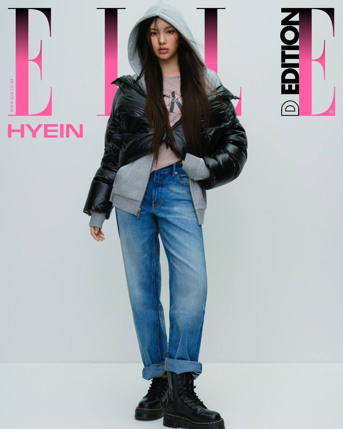 圖 NewJeans x Calvin Klein Elle The Edition 團體 + 個人封面