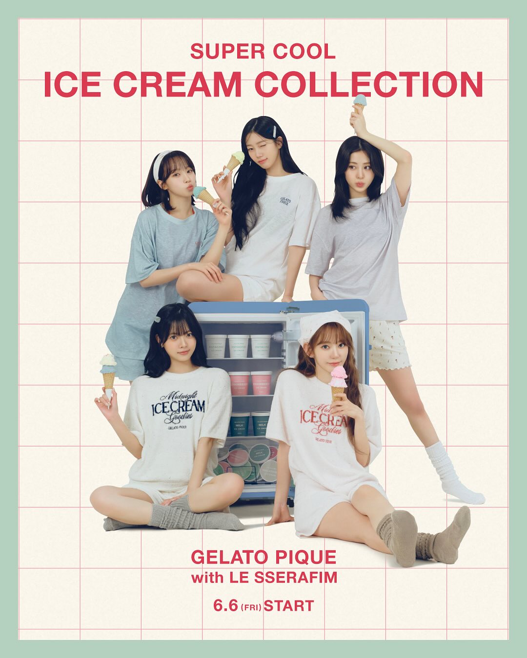 250530 르세라핌 [GELATO PIQUE] ICE CREAM COLLECTION🍦