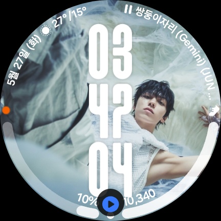 ㅂㅅㅌ 워치 쓰니까 폰 화면 안 봐도 스밍 상태 확인할 수 있어서 좋당..