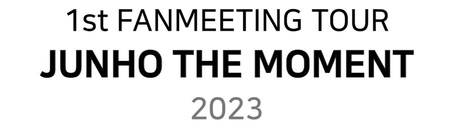 JUNHO THE MOMENT 2023