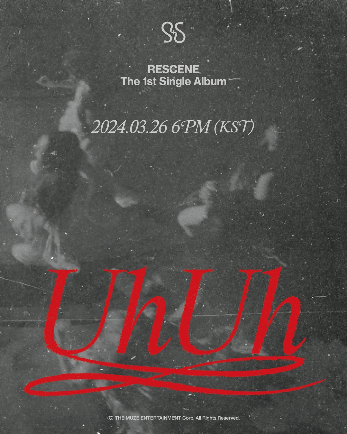 더쿠 - 리센느 RESCENE 'UhUh' TITLE POSTER The 1st Single Album [Re:Scene]