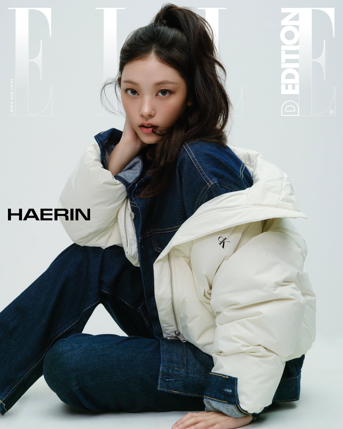 圖 NewJeans x Calvin Klein Elle The Edition 團體 + 個人封面